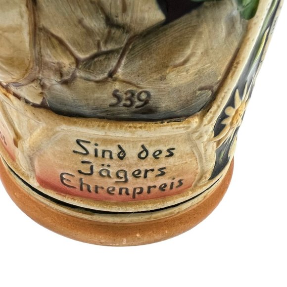 Thewalt DBGM Western Germany Beer Stein Stoneware Relief Mug - Picture 8 of 12